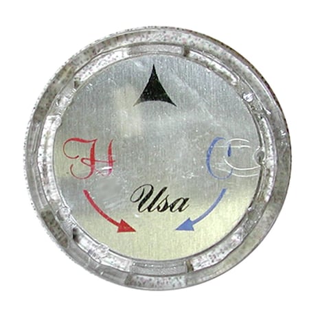 Jones Stephens Old Style Crystal Button for Lav and Tub and 1in. OD Shower Valve for Delta/Peerless H54040